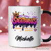 Sagittarius Graffiti Zodiac Personalized Mug, Street Style Astrology Horoscope Gift with Custom Name
