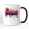 Sagittarius Graffiti Zodiac Personalized Mug, Street Style Astrology Horoscope Gift with Custom Name