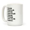 Sandman Name List Coffee Mug