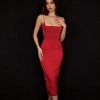 Satin Sleeveless Backless Maxi Dresses