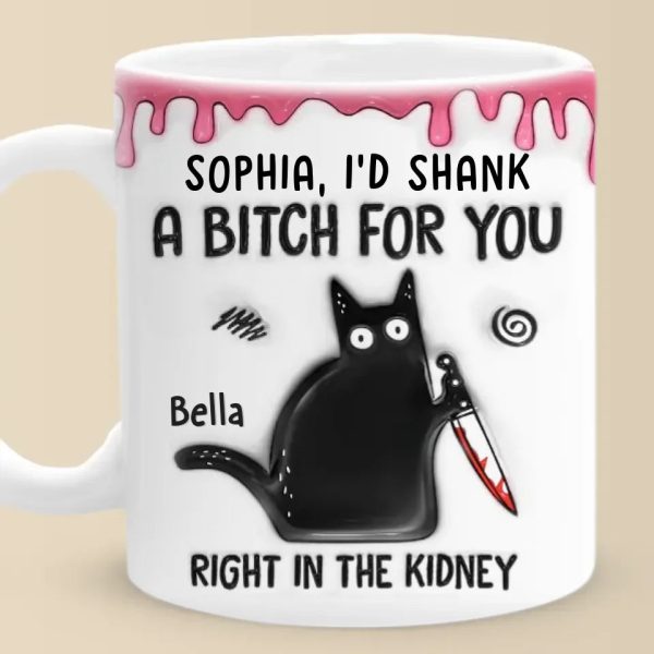 Savor The Moments, Share Smiles - Friend Personalized Custom 3D Inflated Effect Printed Mug - Christmas Gift For Best Friends, Sisters, Family Members, Coworkers