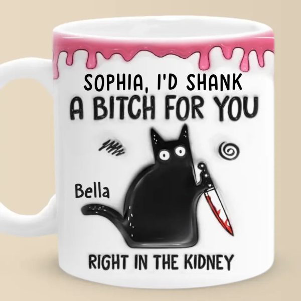Savor The Moments, Share Smiles - Friend Personalized Custom 3D Inflated Effect Printed Mug - Christmas Gift For Best Friends, Sisters, Family Members, Coworkers