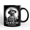 Scarecrow Spooky Portrait Personalized Mug Horror Villain Theme Halloween Gift with Custom Name