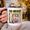 School Bus Driver Personalized Mug, Funny Back to School Occupation Gift with Custom Name