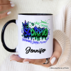 Scorpio Graffiti Zodiac Personalized Mug, Street Style Astrology Horoscope Gift with Custom Name
