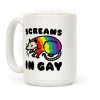 Screams In Gay Possum Parody Coffee Mug