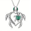 Sea Turtle Love Pendant Necklace