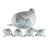Seal Family Plush Set with Zipper Pouch 40cm