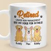 See My Dogs For Details - Dog Personalized Custom Mug - Appreciation, Retirement Gift For Coworkers, Work Friends, Colleagues, Family Members, Pet Owners, Pet Lovers
