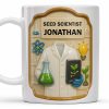 Seed Scientist With Lab Coats And Plants - Personalized Custom Coffee Mug - FAM379_MG
