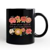 Seeds of Love Mama Floral Personalized Mug, Retro Gift for Sentimental Mothers with Custom Name
