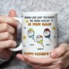"Seems Like Just Yesterday We Were Chillin' In Your Balls" Mug Hilarious Custom Father's Day Mug Gift from Children