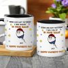 "Seems Like Just Yesterday We Were Chillin' In Your Balls" Mug Hilarious Custom Father's Day Mug Gift from Children