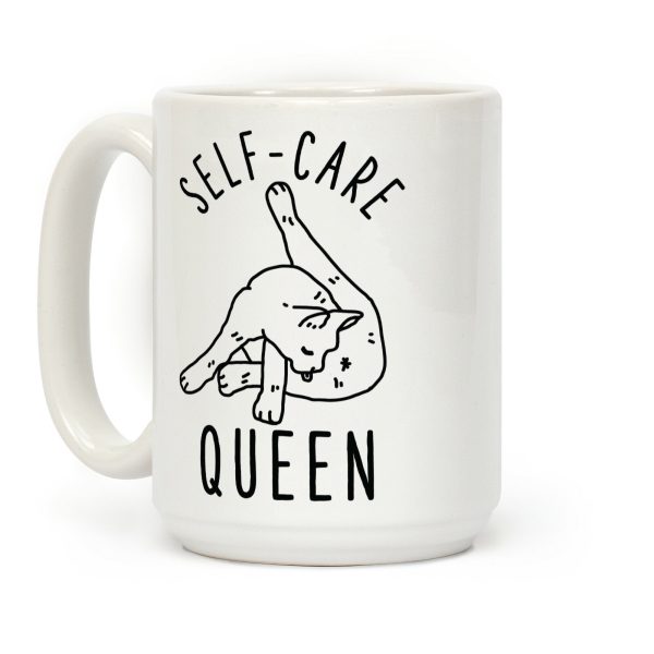 Self-Care Cat Coffee Mug