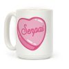 Senpai Candy Heart Coffee Mug