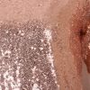 Sequin Short Sleeves Loose Dresses
