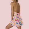 Sequined Chain Strap Mini Dress