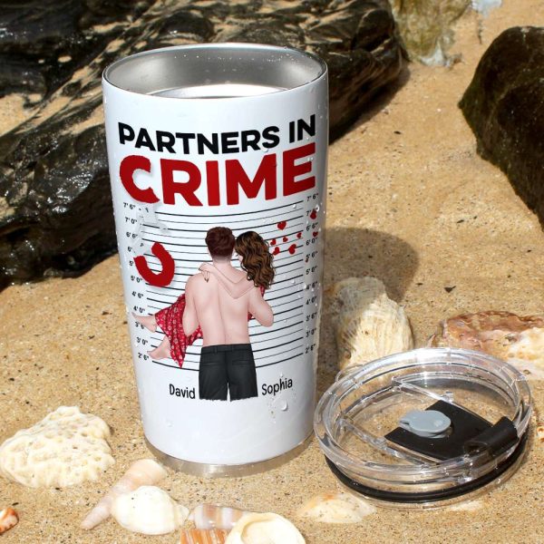 Sexy Partners In Crime - Dirty, Kinky, Just Plain Wrong - Personalized Mug, Valentine's Gift For Couple