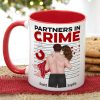 Sexy Partners In Crime - Dirty, Kinky, Just Plain Wrong - Personalized Mug, Valentine's Gift For Couple