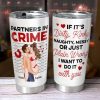 Sexy Partners In Crime, Dirty Kinky Naughty - Personalized Coffee Mug - Funny Gift For Couple