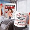 Sexy Partners In Crime, Dirty Kinky Naughty - Personalized Coffee Mug - Funny Gift For Couple