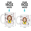 Shaping Minds, Inspiring Futures - Teacher Personalized Custom 3D Inflated Effect Printed Mug - Gift For Teacher