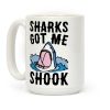 Sharks Got Me Shook Coffee Mug