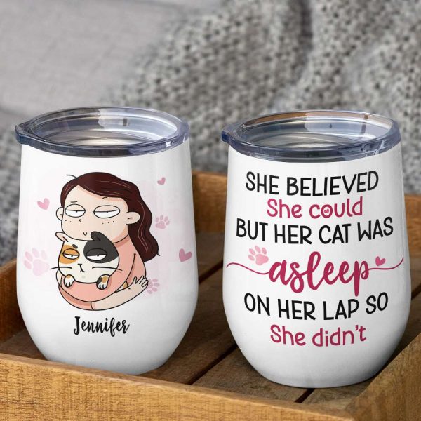 She Believed She Could, Gift For Cat Lover, Personalized Mug, Cat Mom Mug, Anniversary Gift