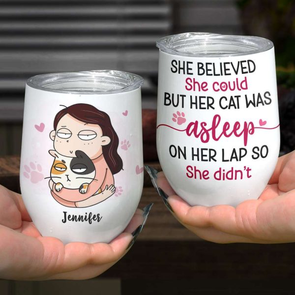 She Believed She Could, Gift For Cat Lover, Personalized Mug, Cat Mom Mug, Anniversary Gift
