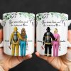 She Saves Lives And He Rescues Them, Featuring Firefighter And Nurse - Personalized Custom Coffee Mug - CPL1207_MG