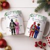 She Saves Lives And He Rescues Them, Featuring Firefighter And Nurse - Personalized Custom Coffee Mug - CPL1207_MG