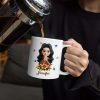 She Who Kneels Before God Can Stand Before - Personalized White Edge-to-Edge Mug