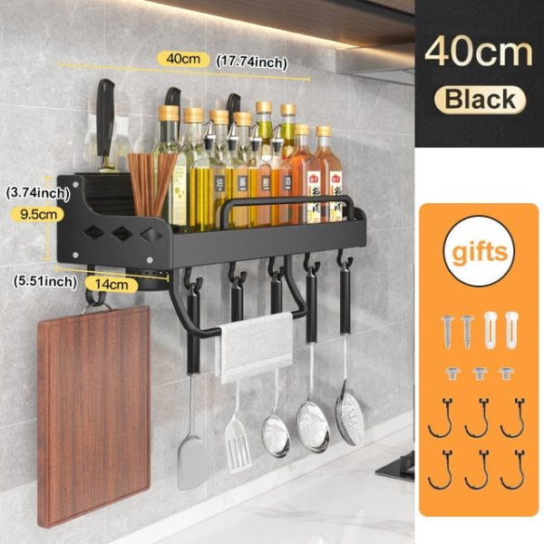 Shelf Wall-Mounted Spice Racks