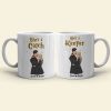 She's A Catch, He's A Keeper, Gift For Couple. Personalized Mug, Wizard Couple Mug, Couple Gift 06HTTI180723TM