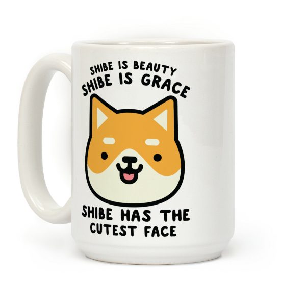 Shibe has the Cutest Face Coffee Mug