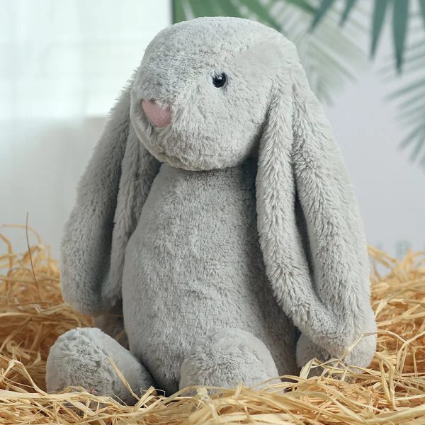 Shy Bunny Plush Toy Soft Floppy-Ear Gift for Girls