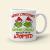 Sibling Mom Said You're Adopted, Personalized White Mug