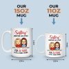 Siblings Are The Best Friends You'll Ever Have - Family Personalized Custom Mug - Gift For Siblings, Brothers, Sisters