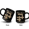 Siblings Forever Always Connected Crossword Puzzle Art Personalized Mug