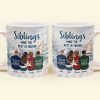 Siblings Make The Best Of Friends - Personalized Mug