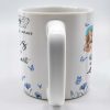 Side By Side Or Miles Apart, Besties Are Always Connected By Heart, Butterflies and Flowers - Personalized Custom Coffee Mug - BST168_MG