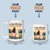 Side By Side, Paws & Hearts - Dog Personalized Custom Mug - Gift For Pet Owners, Pet Lovers
