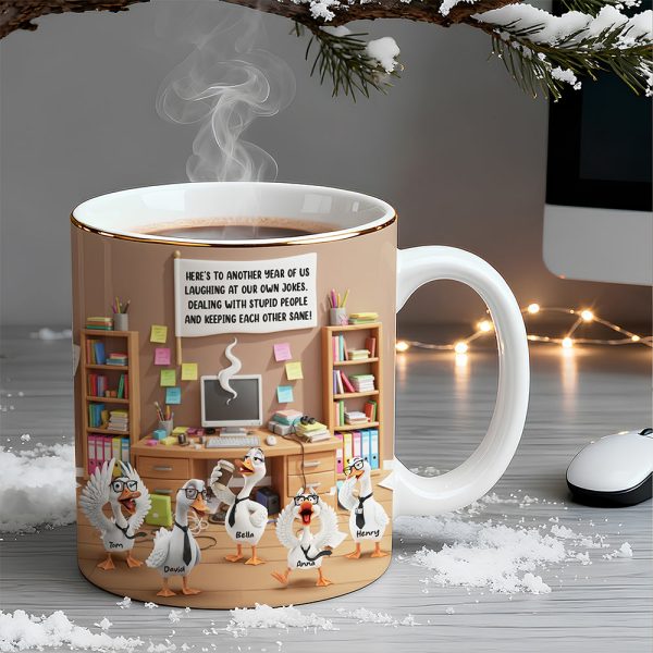 Silly Goose Coworker Mug Personalized Gifts For Coworkers 03KIDT221125