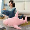 Simulated Shark Plush Toy - Super Soft Cartoon Pillow for Kids' Decor