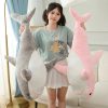 Simulated Shark Plush Toy - Super Soft Cartoon Pillow for Kids' Decor