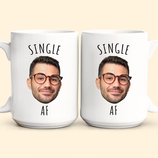 Single Af - Personalized Photo Mug