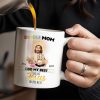 Single Mom, I Do My Best And Let Jesus Do The Rest, Family And Cross - Personalized Custom Coffee Mug - FTH059_MG