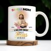 Single Mom, I Do My Best And Let Jesus Do The Rest, Family And Cross - Personalized Custom Coffee Mug - FTH059_MG