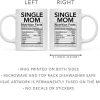 Single Mom Nutritional Facts Coffee Mug Funny Gift for Single Mom