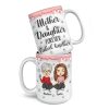 Sips And Secrets With Mom - Family Personalized Custom 3D Inflated Effect Printed Mug - Gift For Mom, Daughter